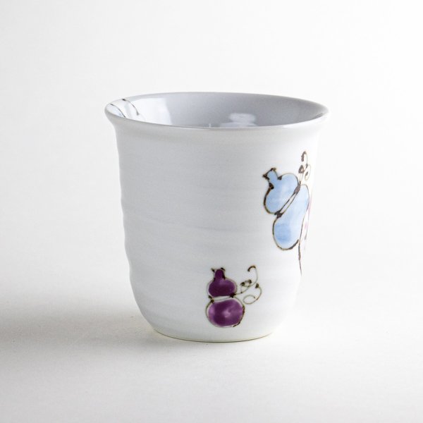 画像3: 花六瓢(青)マグカップ (3)