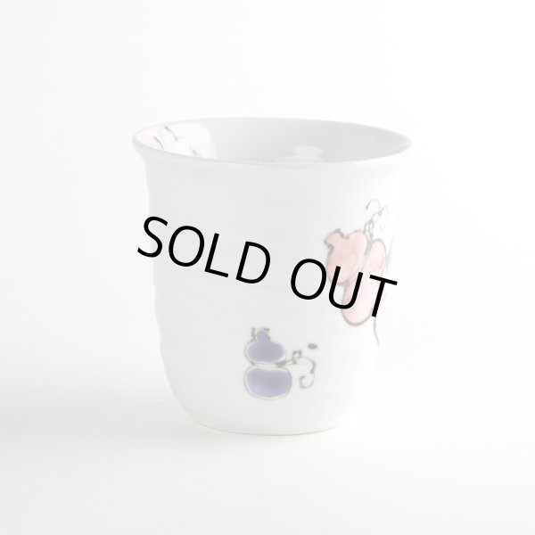 画像3: 【名入れ・名前入り】花六瓢(赤)マグカップ (3)