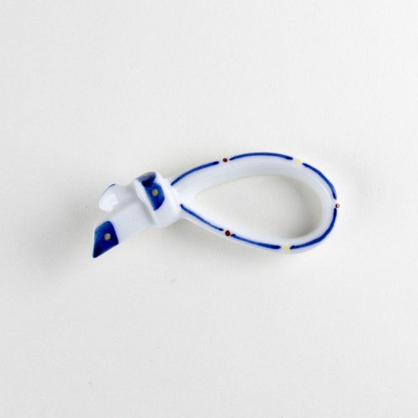 画像2: しあわせ(青) 箸置き (2)