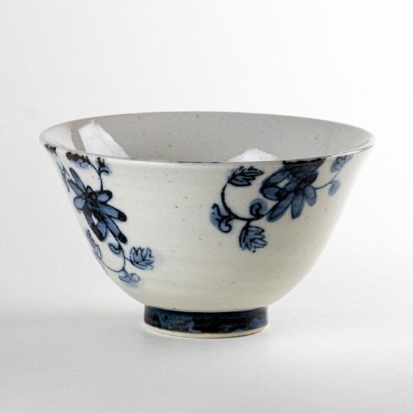 画像3: (新)彩花唐草 (青)茶碗 (3)