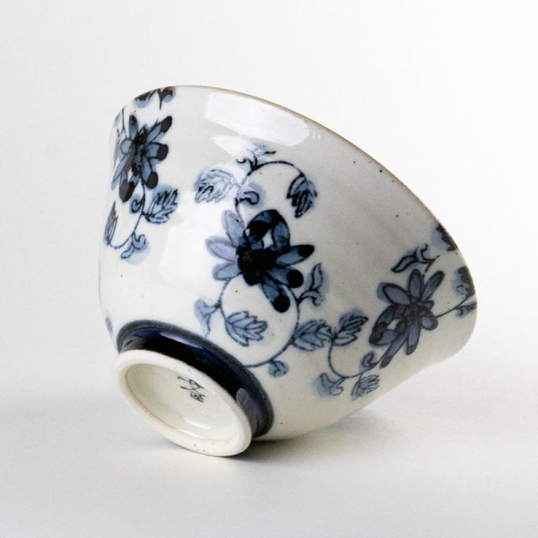 画像4: (新)彩花唐草 (青)茶碗 (4)