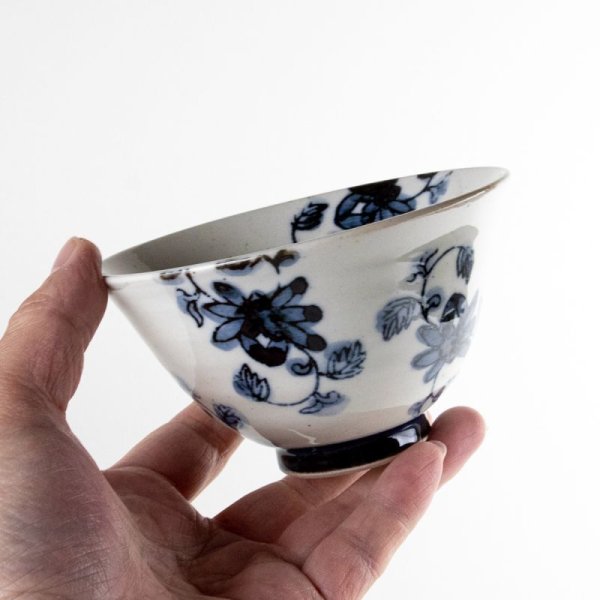 画像5: (新)彩花唐草 (青)茶碗 (5)