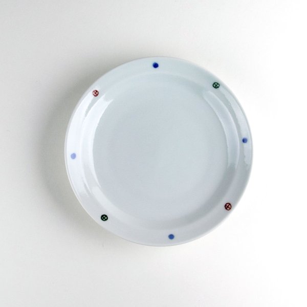 画像2: 三色点紋 4寸皿 (2)