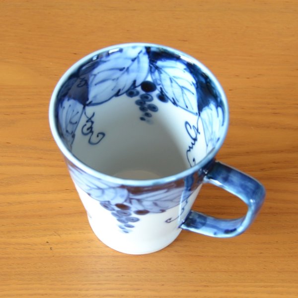 画像5: 渕濃ぶどう（青） 新マグカップ (5)