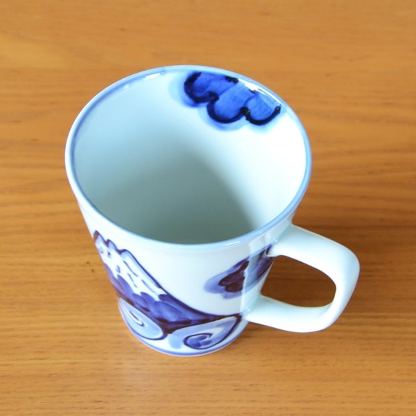 画像5: 富士山（青）　新マグカップ (5)