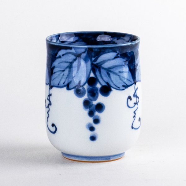 渕濃ぶどう（青）　湯呑