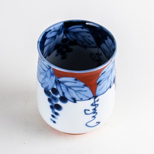 画像2: 渕濃ぶどう（赤）　湯呑 (2)