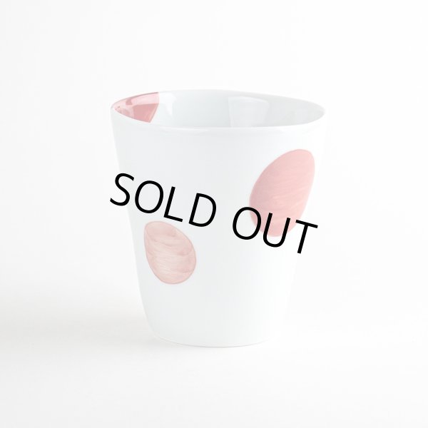 画像3: 【名入れ・名前入り】二彩丸紋(赤) マグカップ (3)