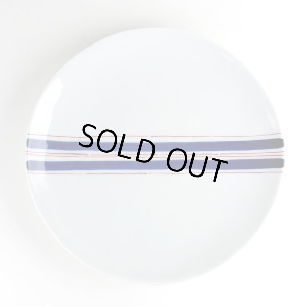 画像2: 帯十草 8寸皿 (2)