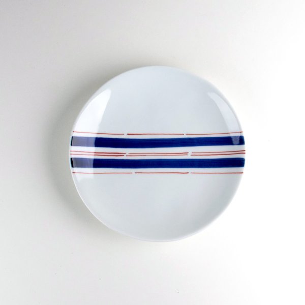 画像2: 帯十草 5寸皿 (2)