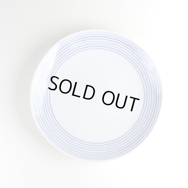 画像2: 二彩千筋 6.5寸皿(1枚) (2)