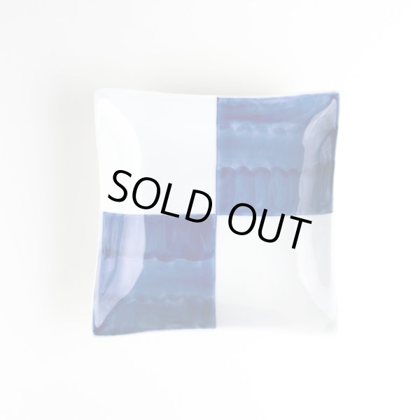 画像2: 市松 5寸角浅鉢 (2)