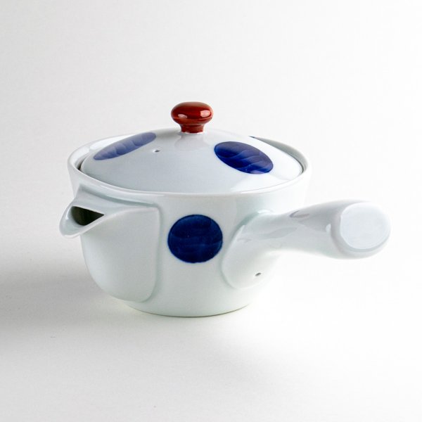 二彩丸紋 U急須