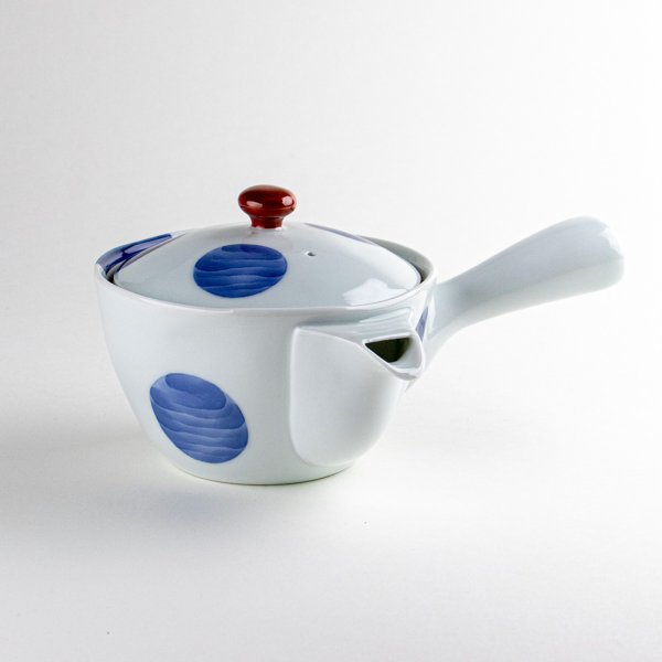 画像3: 二彩丸紋 U急須 (3)