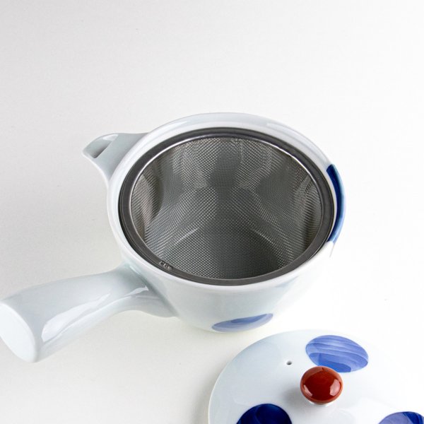 画像5: 二彩丸紋 U急須 (5)