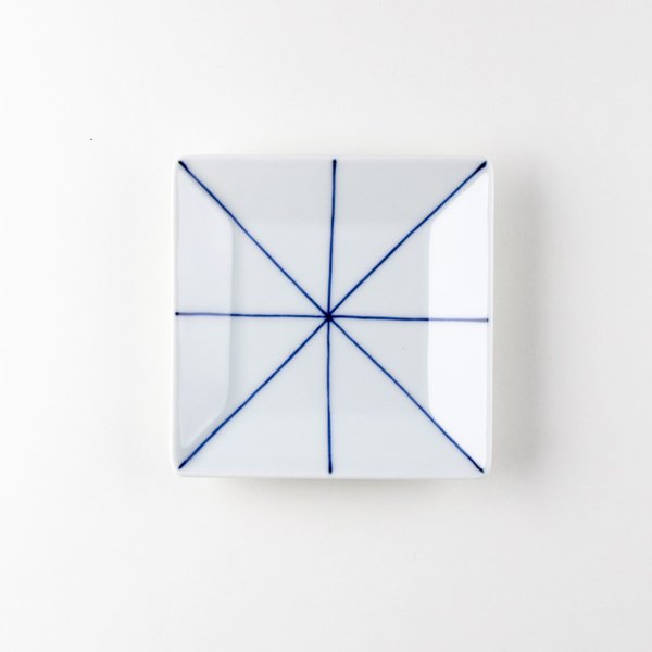 画像2: ライン 正角小皿 (2)