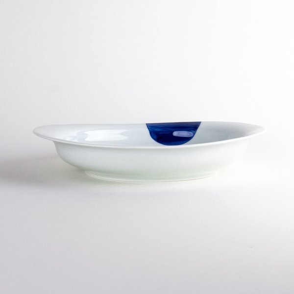 画像6: ニ彩丸紋　楕円カレー皿 (6)