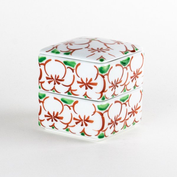 花絵濃　二段重