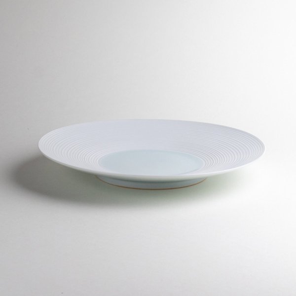 画像3: 涼青磁 7寸皿 (3)