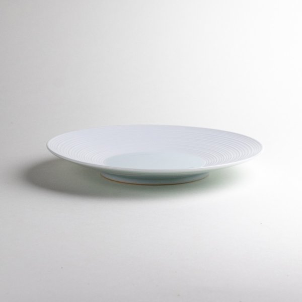 画像4: 涼青磁 6寸皿 (4)