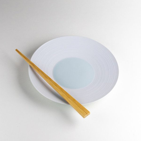 画像5: 涼青磁 6寸皿 (5)