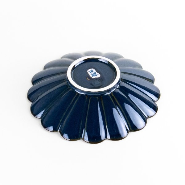 画像3: 群青　菊皿（中） (3)