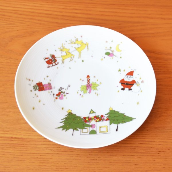 クリスマス　ケーキ皿