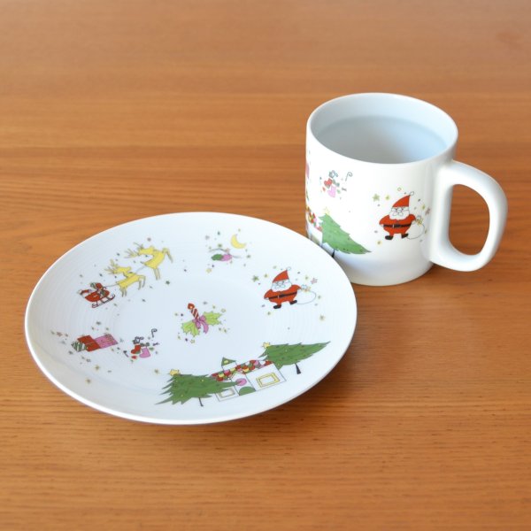 画像2: クリスマス　コーヒー碗皿 (2)