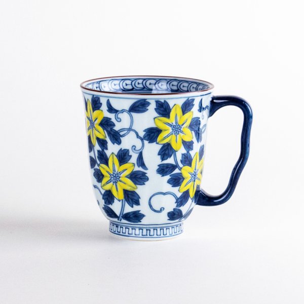 白鉄仙（黄）　マグカップ