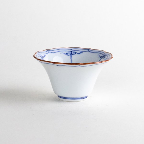 瓔珞　朝顔小付