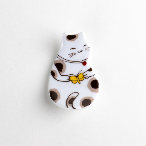 画像2: 眠りネコ（蝶）　箸置 (2)