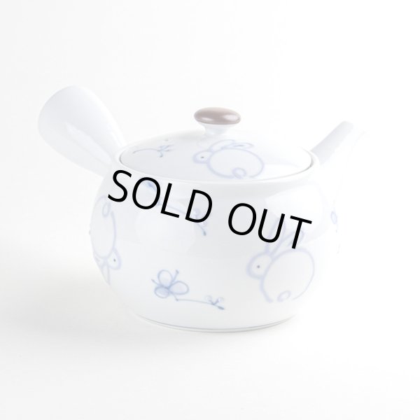 画像3: 一珍花うさぎ Ｕ急須 (3)