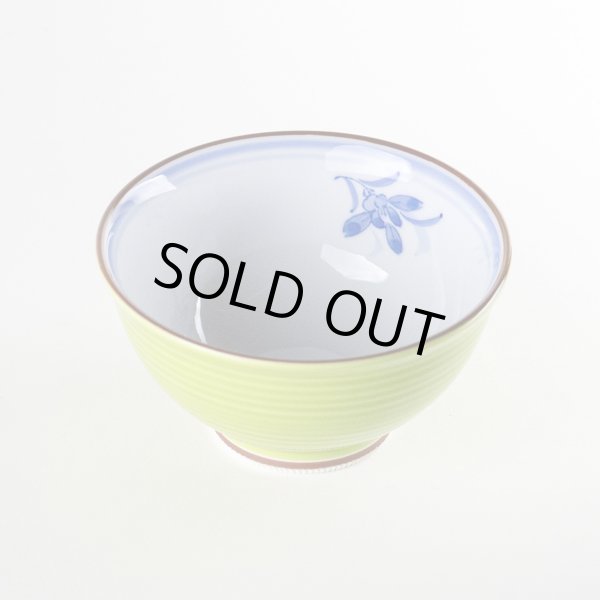 画像2: 蘭の香り （緑）茶碗 (2)