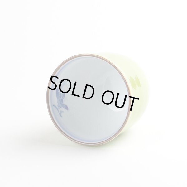 画像4: 【名入れ・名前入り】蘭の香り （緑）湯呑 (4)