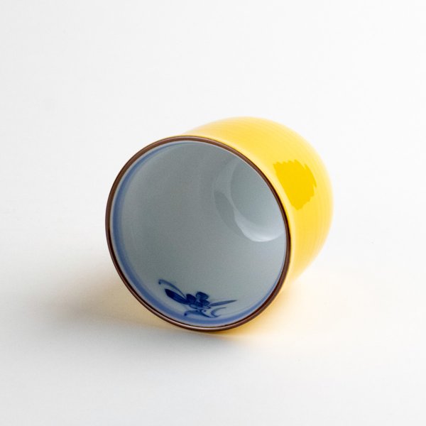 画像4: 蘭の香り (黄)湯呑 (4)