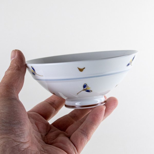 画像5: あかね草 (青)茶碗 (5)