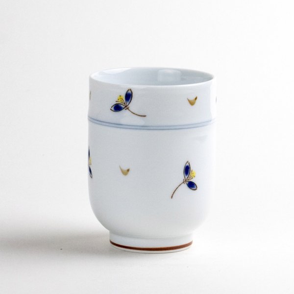 画像3: 【名入れ・名前入り】あかね草 (青)湯呑 (3)