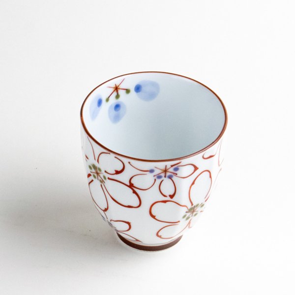 画像2: あやか(赤) 湯呑 (2)