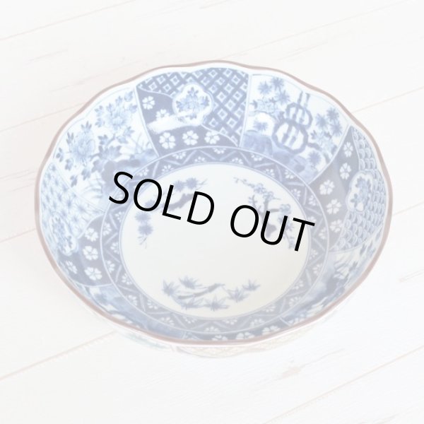 画像2: 古伊万里松竹梅 7寸鉢 (2)