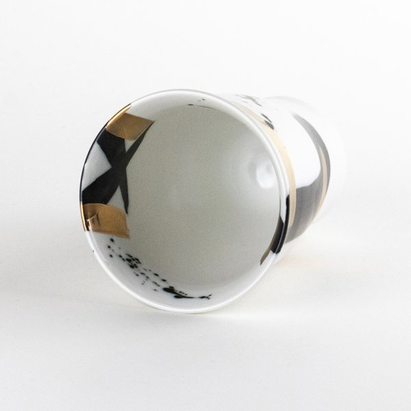 画像5: ゼブラ金彩　キーポ ビールカップ (5)