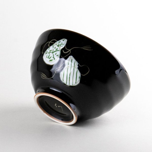 画像4: 六瓢色彩（緑） 茶碗 (4)