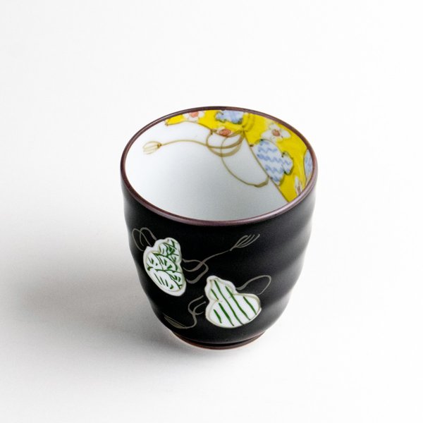 画像2: 六瓢色彩(緑) 湯呑 (2)