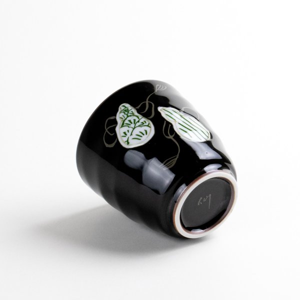 画像6: 六瓢色彩(緑) 湯呑 (6)