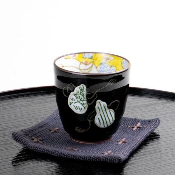 画像8: 六瓢色彩(緑) 湯呑 (8)