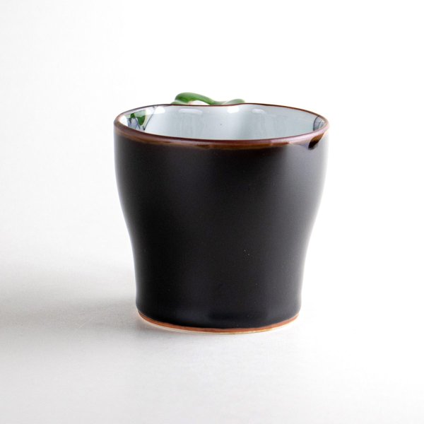 画像3: 【名入れ・名前入り】花絵蒔(緑) マグカップ (3)