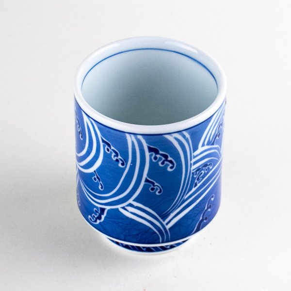 画像2: 青海白波 (特大)湯呑 (2)