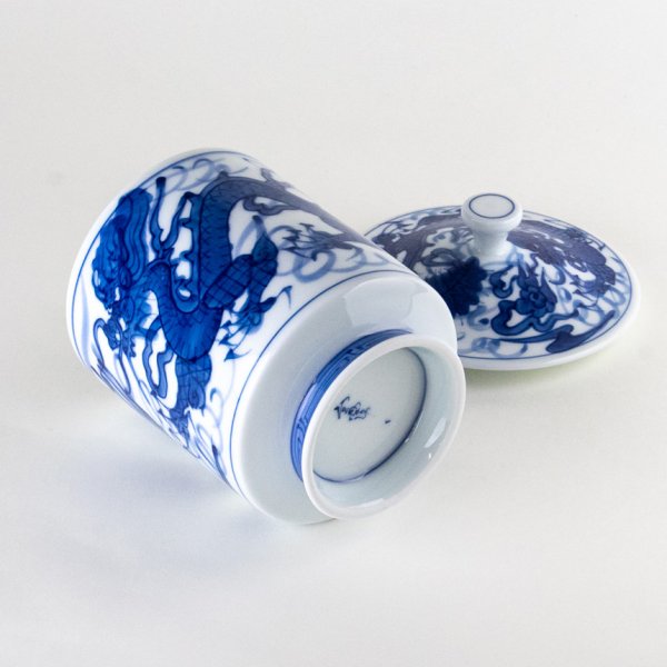 画像5: 富龍（特大）蓋付湯呑 ※寿司湯のみ並にかなり大きいです (5)