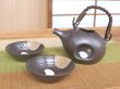画像2: 月見うさぎ 日本酒 半酒器セット (2)