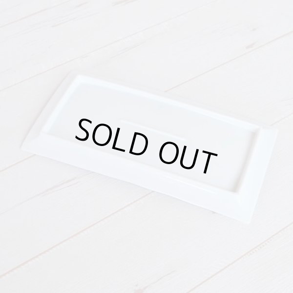 画像4: 陶切子(白) 長角皿 (4)