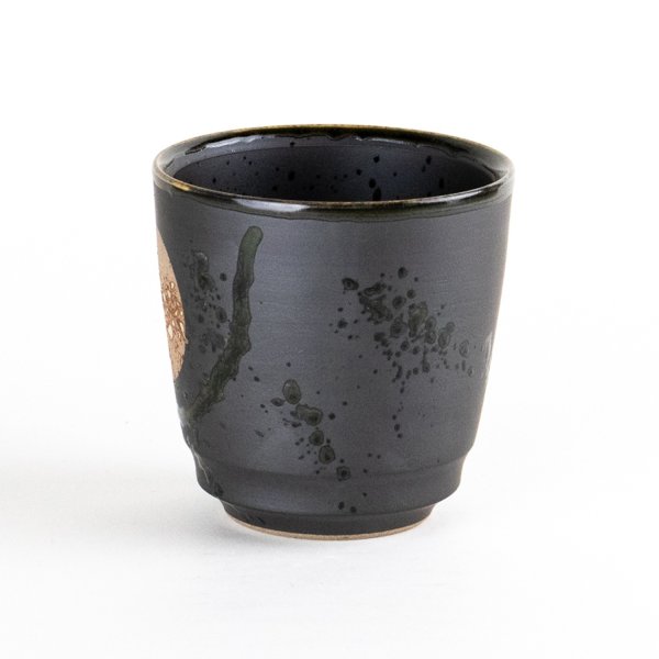 画像2: 香澄（黒）　特大湯呑 (2)